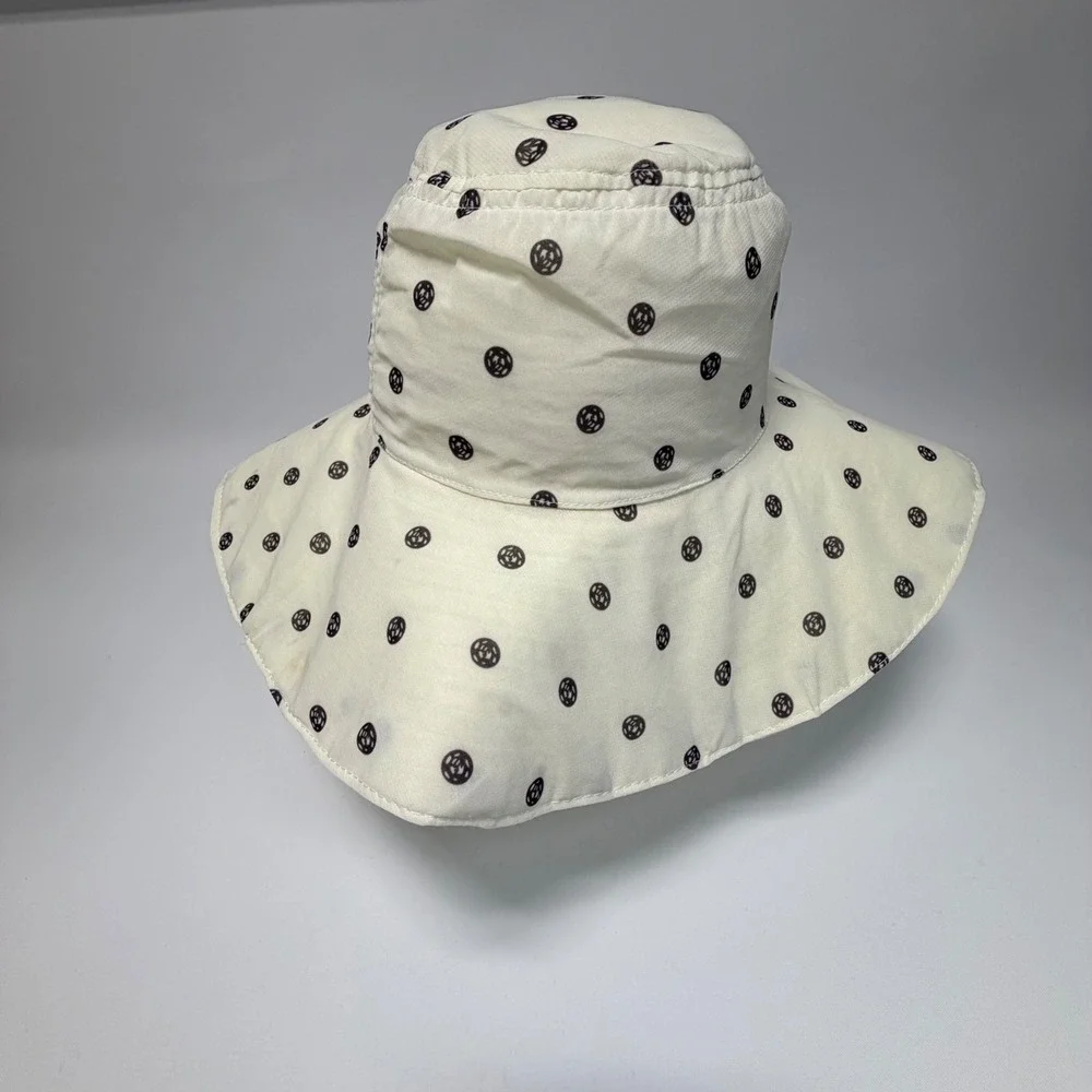 Disney Parks Minnie‎ Mouse Polka Dot Bucket Hat Cream Adult